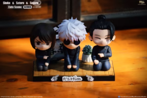 Jujutsu Kaisen Real Creation Studio Cute Shoko x Satoru x Suguru Resin Statue