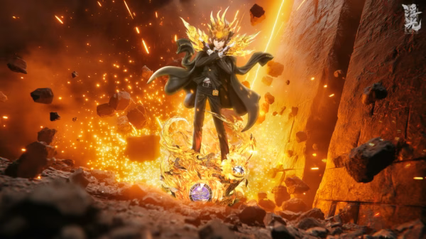 Katekyo Hitman Reborn Floating Light Studio Tsunayoshi Sawada Resin Statue 1
