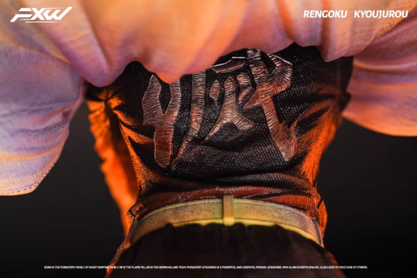 Kimetsu No Yaiba FXW Studio Flame Hashira Rengoku Kyojuro Resin Statue 6