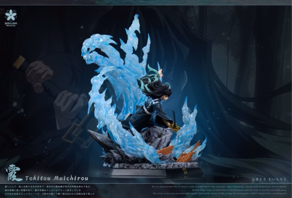 Kimetsu no Yaiba Sakura Studio Tokitou Muichirou Resin Statue 3