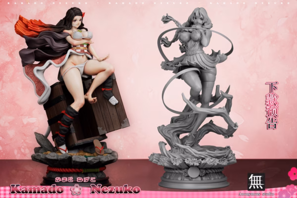 Kimetsu no yaiba Anonymous Studio Kamado Nezuko Resin Statue 3