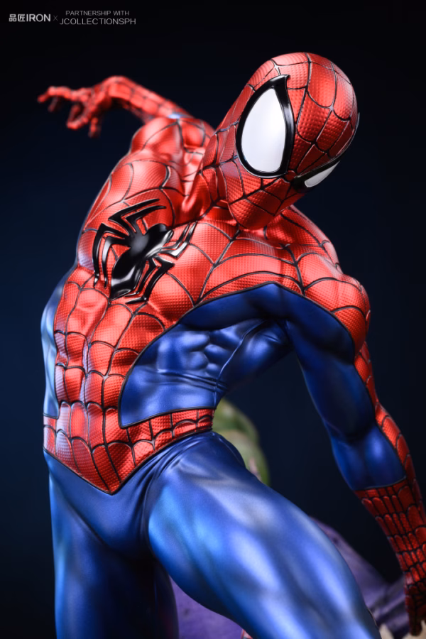 Marvel Pin Jiang Iron Studio Spider Man vs Hulk ResinStatue 5