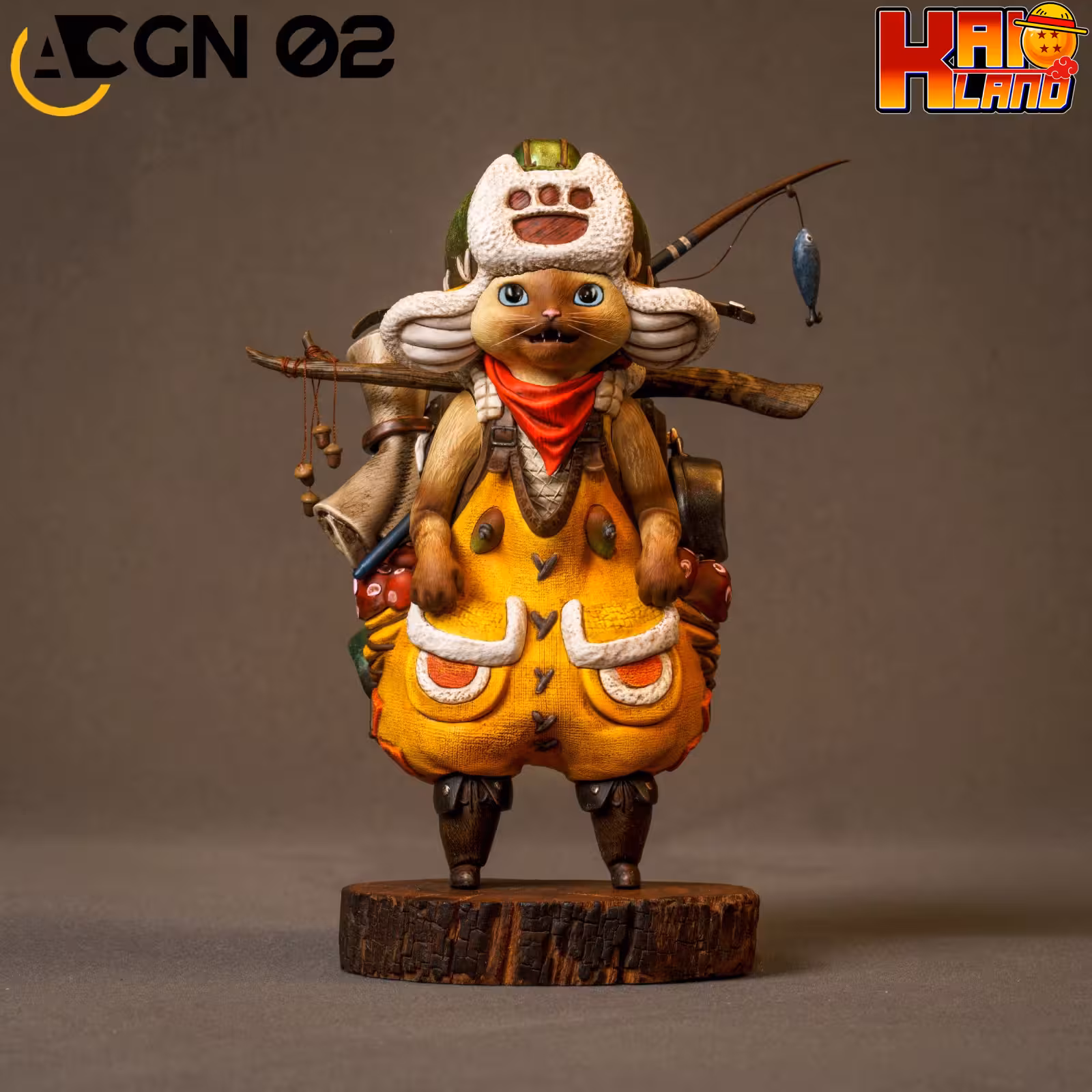 Monster Hunter ACGN 02 Studio Wilds Felyne Resin Statue