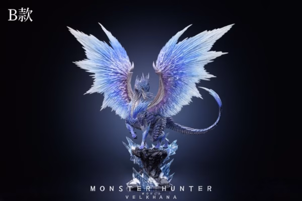 Monster Hunter Dragon Realm Studio Velkhana Resin Statue 4
