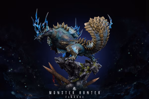 Monster Hunter Dragon Realm Studio Zinogre x Stygian Zinogre Resin Statue 1 1