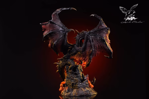 Monster Hunter Lark Studio Fatalis Resin Statue 4