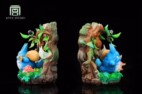 My Neighbor Totoro Kyuu Studio Hayao Miyazaki Tree Hollow Totoro Resin Statue 3