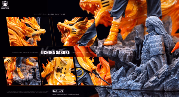 Naruto Atelier de Konoha Studio Uzumaki Naruto x Uchiha Sasuke Resin Statue 4