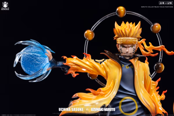 Naruto Atelier de Konoha Studio Uzumaki Naruto x Uchiha Sasuke Resin Statue 7
