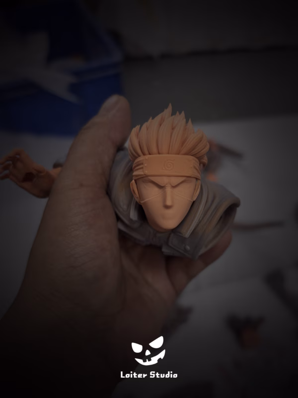 Naruto Loiter Studio Zabuza Vs Kakashi Resin Statue 2