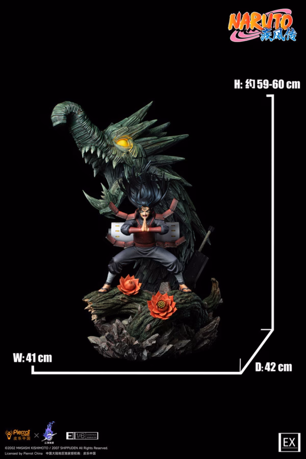 Naruto PickStar Studio Senju Hashirama x Uchiha Madara Licensed Resin Statue 3