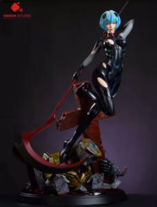 Neo Genesis Evangelion Origin Studio Ayanami Rei Resin Statue