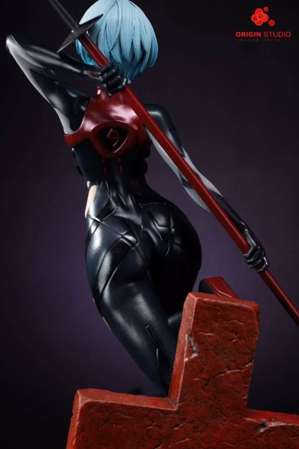 Neo Genesis Evangelion Origin Studio Ayanami Rei Resin Statue 4 1
