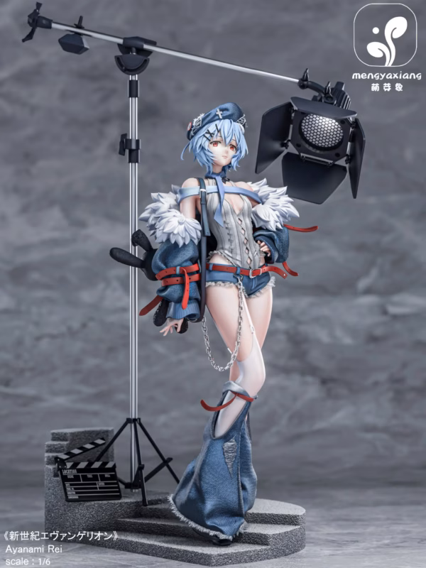 Neon Genesis Evangelion Meng Ya Xiang Studio Soryu Asuka Langley x Ayanami Rei Resin Statue 2