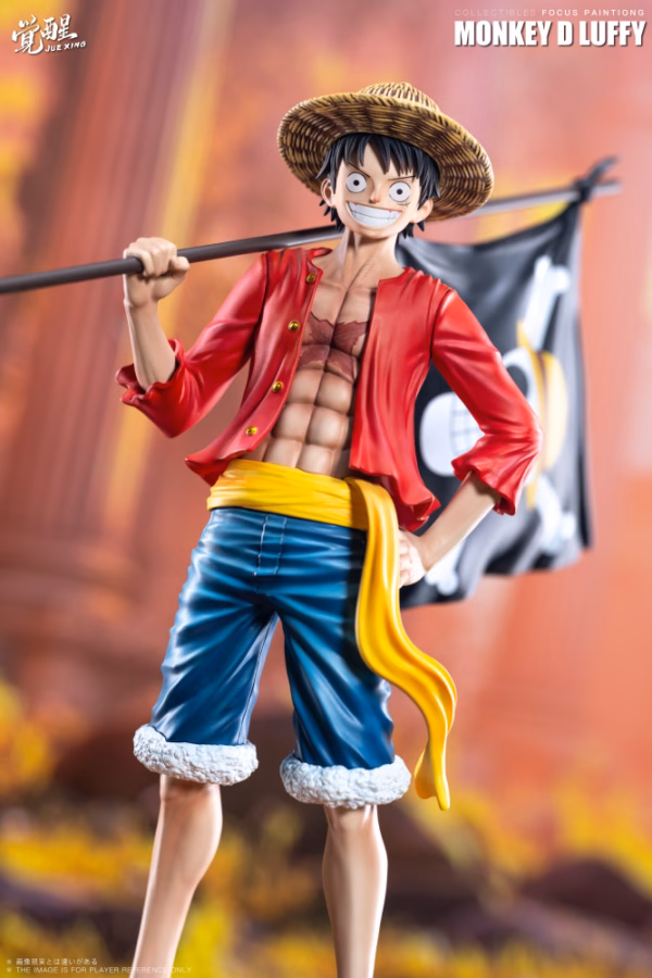 One Piece Jue Xing Studio Luffy Carrying the Flag Resin Statue 2