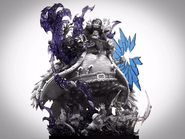 One Piece LX Studio x SY Studio Kurohige Resin Statue 1