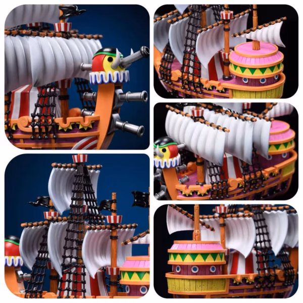 One Piece M4 Studio Buggy Pirate Ship Resin Statue 3