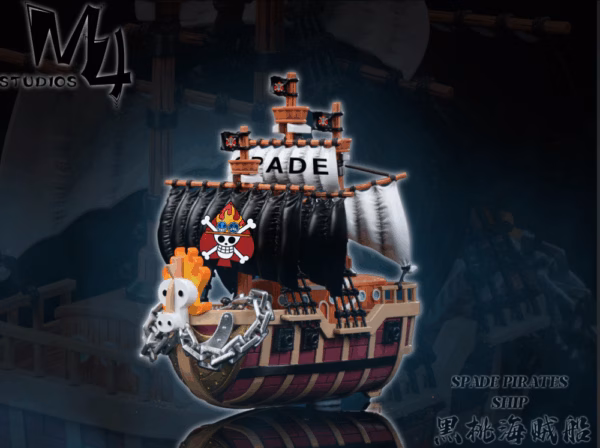 One Piece M4 Studio Spade Pirates Ship Resin Statue 1