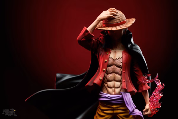 One Piece Man Zang Studio Onigashima Luffy Resin Statue 3