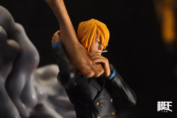 One Piece Mo Wang Studio Chopper X Zoro X Sanji X Franky X Usopp Resin Statue 2