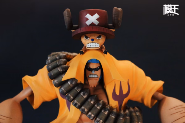 One Piece Mo Wang Studio Chopper X Zoro X Sanji X Franky X Usopp Resin Statue 3