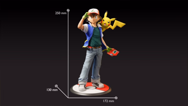 Pokemon Black Swan Collectibles Ash Diorama Resin Statue 4