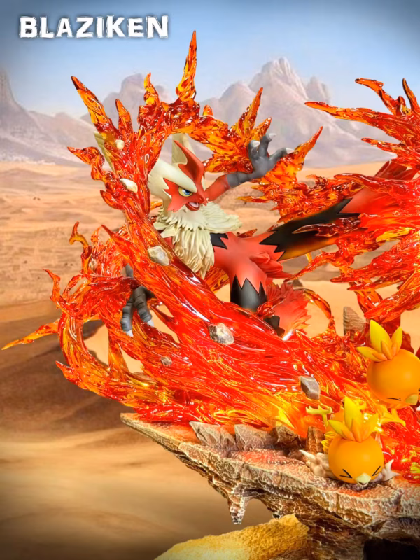Pokemon PPAP Studio Blaziken Resin Statue 3
