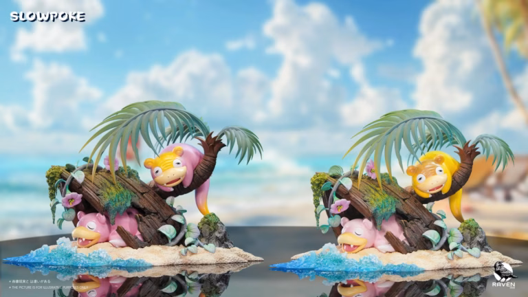 Pokemon Raven Studio The Relaxed Slowpoke Resin Statue