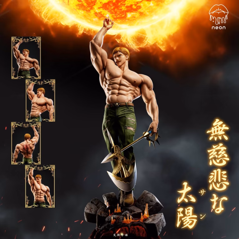 Seven Deadly Sins Neon Studio Lion Sin of Pride Escanor Resin Statue