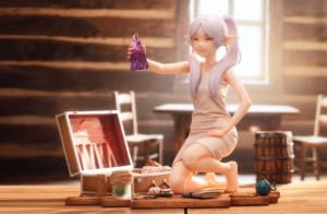 Soso no Frieren QuietArt x Hera Studio Frieren Resin Statue