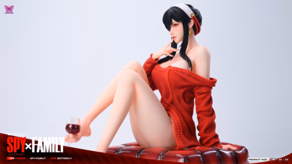 Spy x Family Pink Butterfly Studio Yor Resin Statue 2