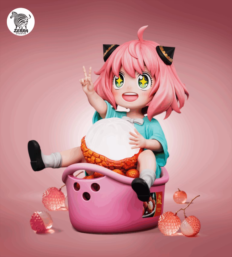 Spy x Family Zebra Studio Anya Lychee Resin Statue