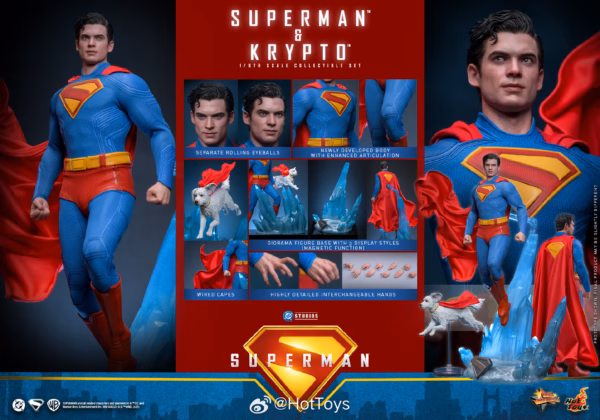 Superman Hottoys Superman x Krypto Licensed 8