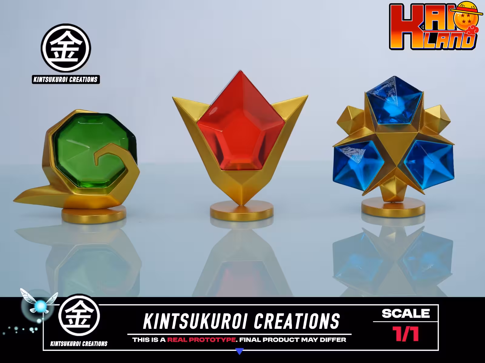 The Legend of Zelda Kintsukuroi Creations Spiritual Stones Resin Statue