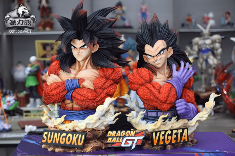 Dragon Ball Violent Bear Studio SSJ4 Goku Resin Statue