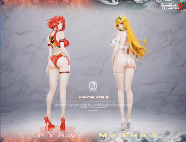 Xenoblade Chronicles SY Studio Pyra x Mythra Resin Statue 1