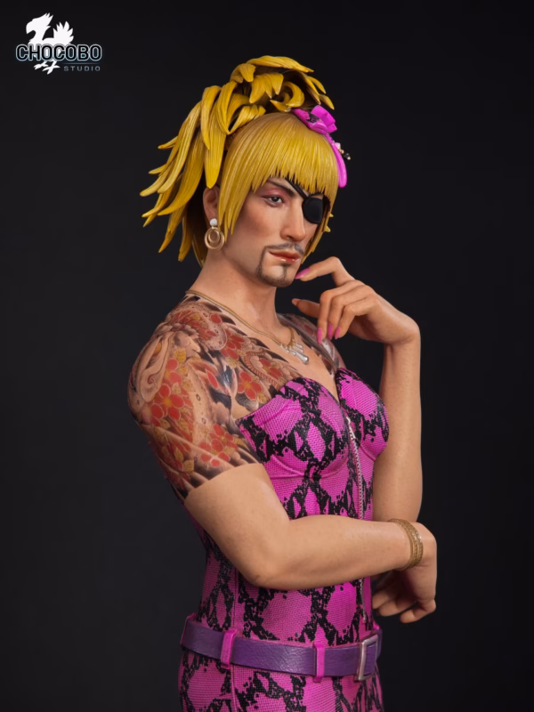 Yakuza Chocobo Studio Goro Majima Resin Statue 2