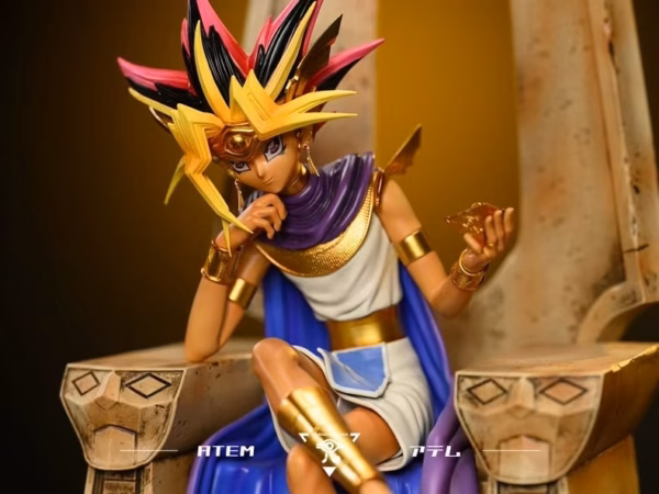 YuGiOh Millennium Studio Atem Resin Statue 3 min
