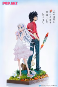 AnohanaThe Flower We Saw That Day POP ART Studio Menma x Jintan Resin Statue
