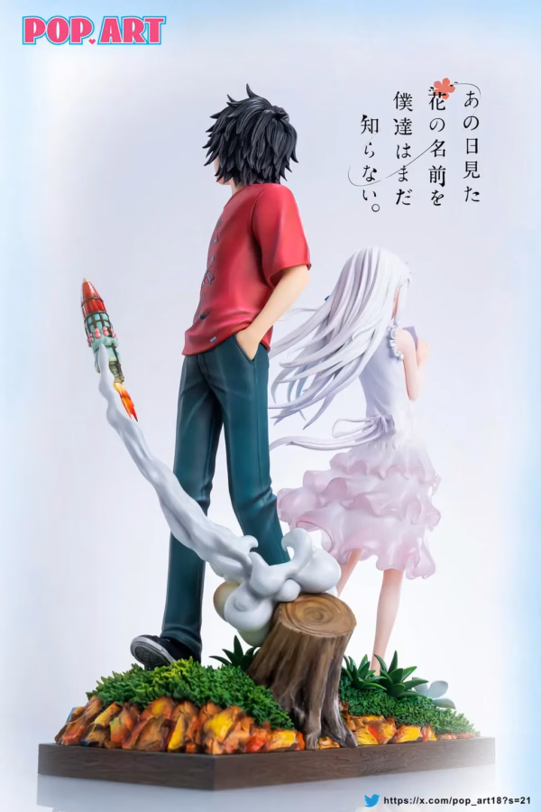 AnohanaThe Flower We Saw That Day POP ART Studio Menma x Jintan Resin Statue 2