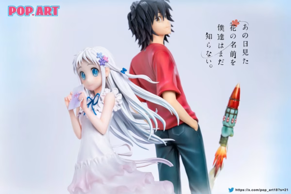 AnohanaThe Flower We Saw That Day POP ART Studio Menma x Jintan Resin Statue 3