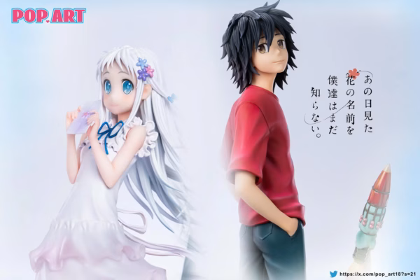 AnohanaThe Flower We Saw That Day POP ART Studio Menma x Jintan Resin Statue 4