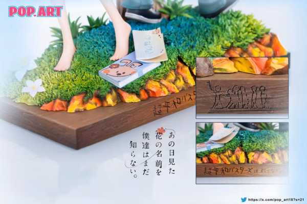 AnohanaThe Flower We Saw That Day POP ART Studio Menma x Jintan Resin Statue 5