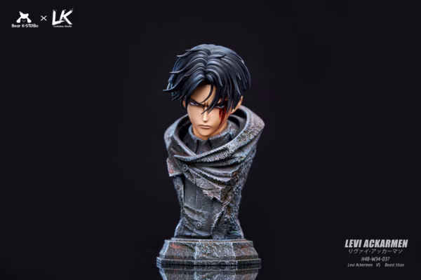 Attack on Titan BK Studio × LK Studio Levi Ackerman Resin Statue 3