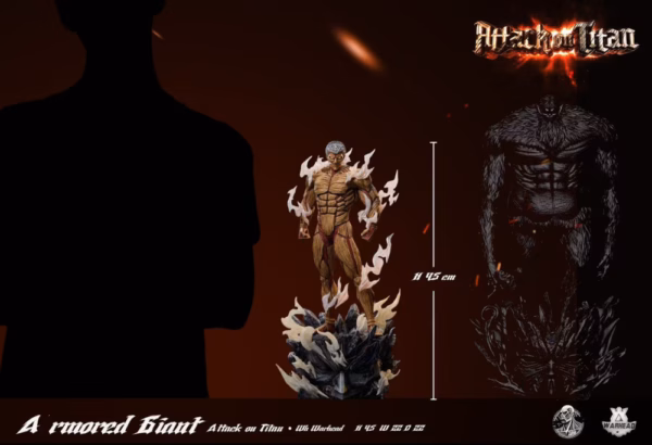 Attack on Titan Warhead Studio Armored Titan Resin Statue 3