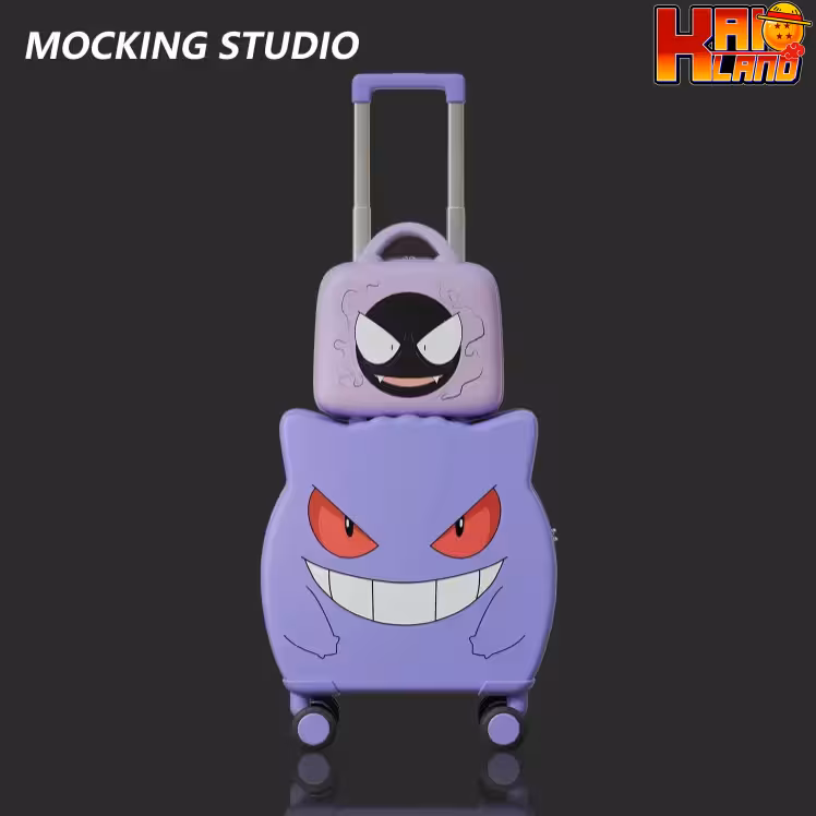 Pokemon Mocking Studio Gengar x Gastly Suitcase