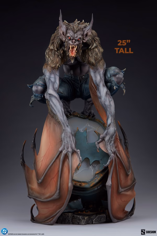 DC Comics Sideshow Collectibles Man Bat Premium Format Licensed Resin Statue 2 1