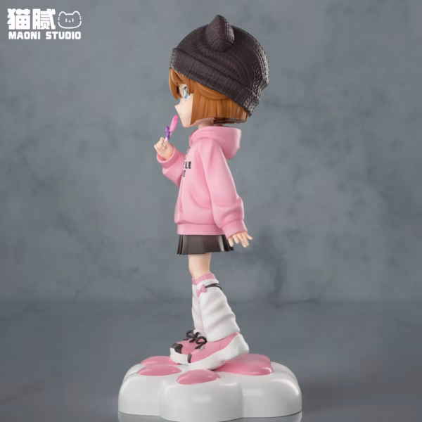 Detective Conan Maoni Studio Cat Ear Ai Resin Statue 2