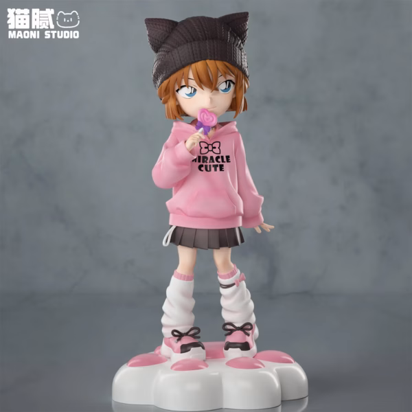 Detective Conan Maoni Studio Cat Ear Ai Resin Statue 4