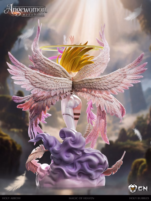 Digimon Crazy Nest Studio Angewomon Resin Statue 2
